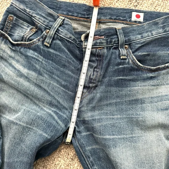 [LEVI’S] 501 White Cone Selvedge Blue Straight Jeans with Vintage Wash - Picture 3 of 11